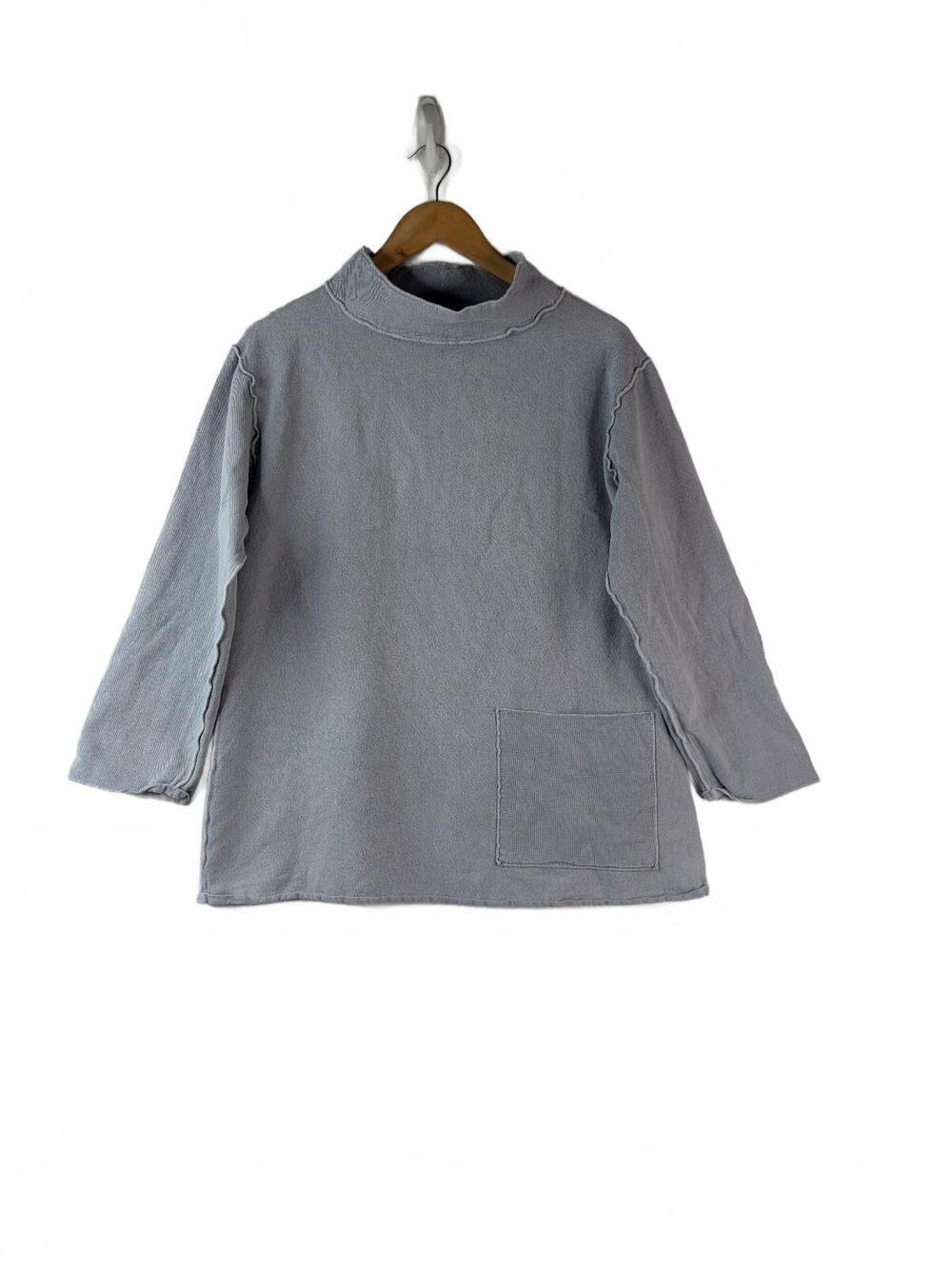 VTG 90's Sea Breeze of California 100% Cotton Light Blue Long Sleeve Size Small